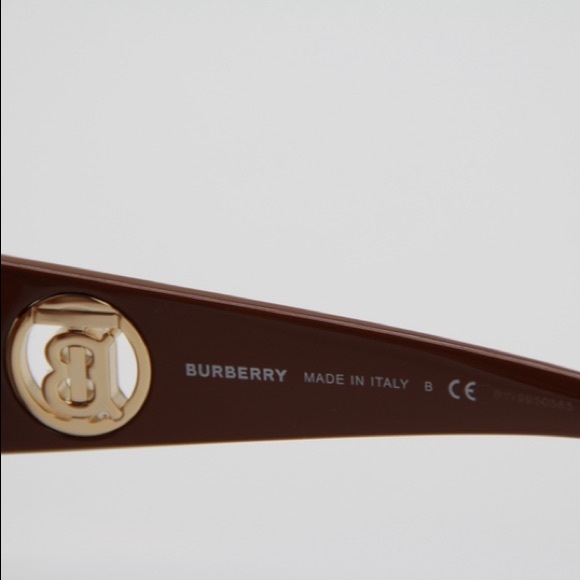 NEW BE4344 3940/13 BURBERRY SUNGLASSES B 4344 BROWN CAT EYE EYEWEAR BURBERRY - Picture 8 of 11
